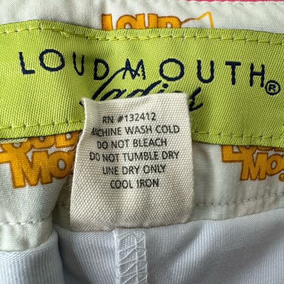 Loudmouth Ladies Bright Colored Golf Skort Size 10 Dopamine Dressing Activewear - Picture 3 of 9